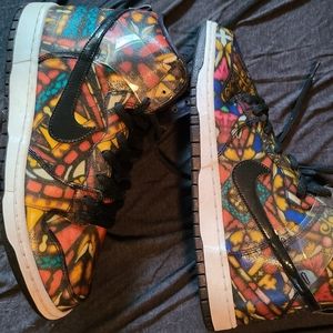 Nike Holy Grail Stained Glass Hi Top dunk SB's
